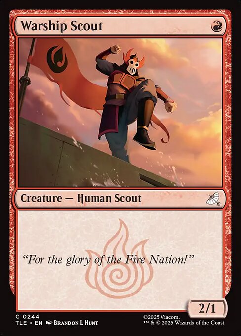 Warship Scout — NM Foil [Avatar: The Last Airbender Eternal]