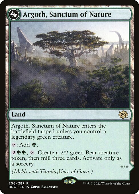 Argoth, Sanctum of Nature — NM [The Brothers' War]