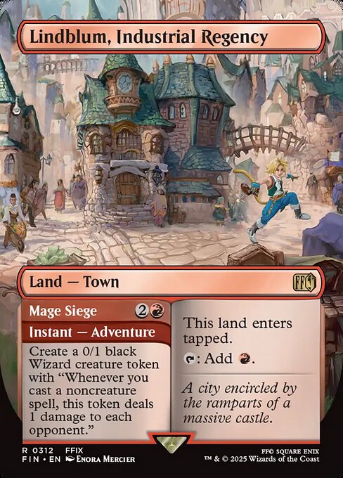 Lindblum, Industrial Regency // Mage Siege — NM Foil [Final Fantasy]
