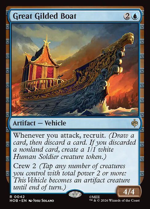 Great Gilded Boat — NM [The Hobbit]