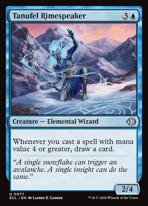 Tanufel Rimespeaker — NM Foil [Lorwyn Eclipsed #77]
