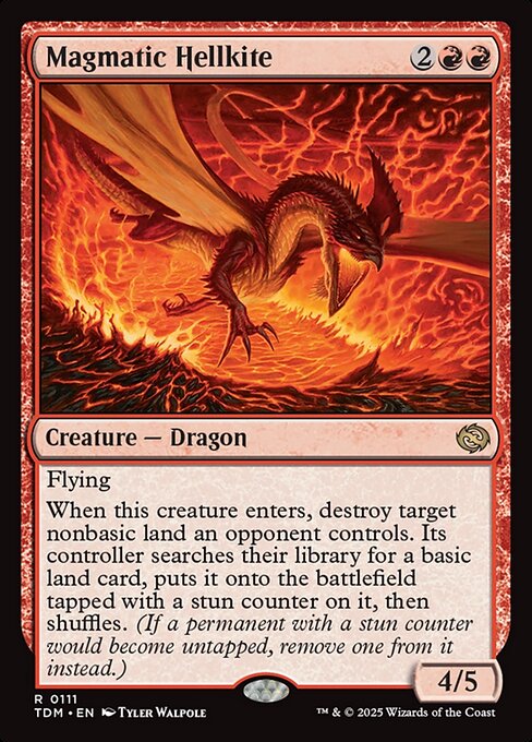 Magmatic Hellkite — NM [Tarkir: Dragonstorm]