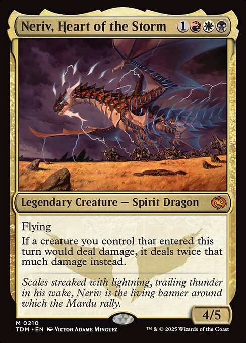 Neriv, Heart of the Storm — NM [Tarkir: Dragonstorm]