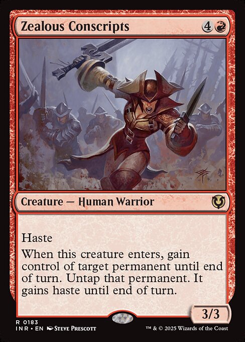 Zealous Conscripts — NM [Innistrad Remastered]