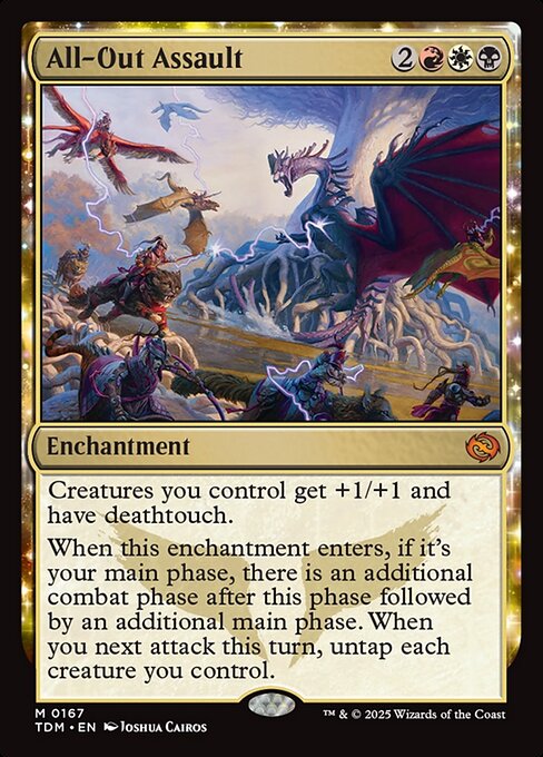All-Out Assault — NM Foil [Tarkir: Dragonstorm]