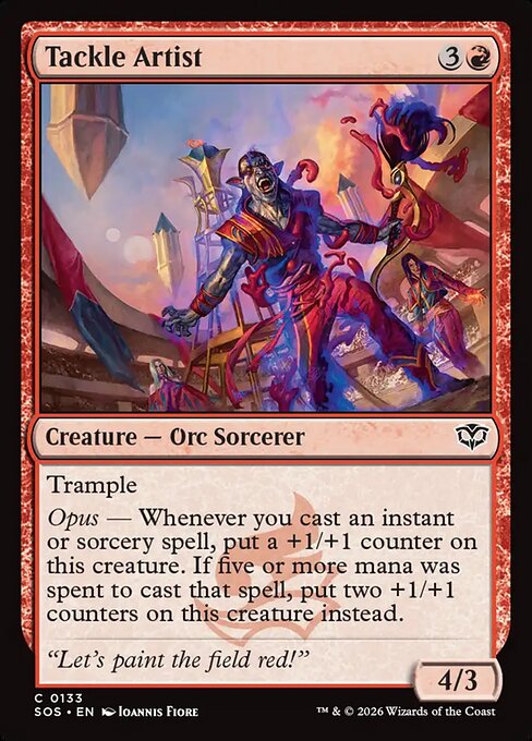 Tackle Artist — NM Foil [Secrets of Strixhaven]