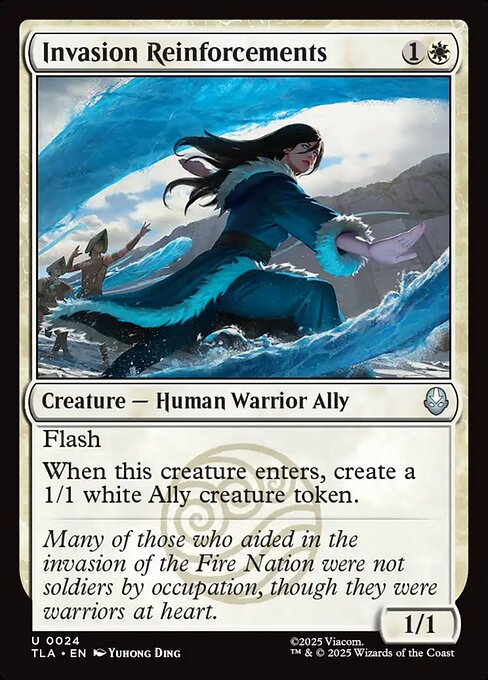 Invasion Reinforcements — NM Foil [Avatar: The Last Airbender]