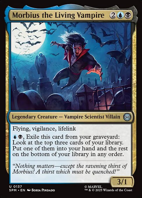 Morbius the Living Vampire — NM Foil [Marvel's Spider-Man]