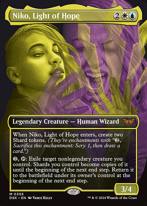 Niko, Light of Hope — NM Double Exposure [Duskmourn: House of Horror]