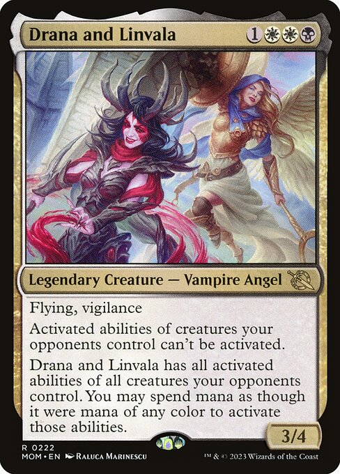 Drana and Linvala — NM Foil [March of the Machine]