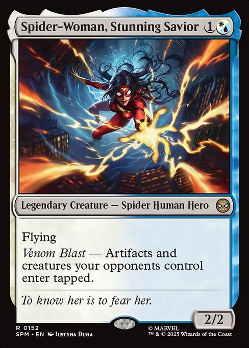 Spider-Woman, Stunning Savior — NM Foil [Marvel's Spider-Man]
