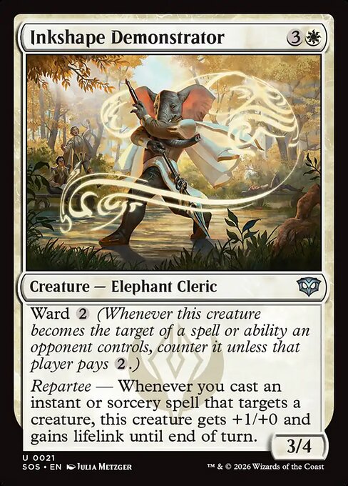 Inkshape Demonstrator — NM Foil [Secrets of Strixhaven]