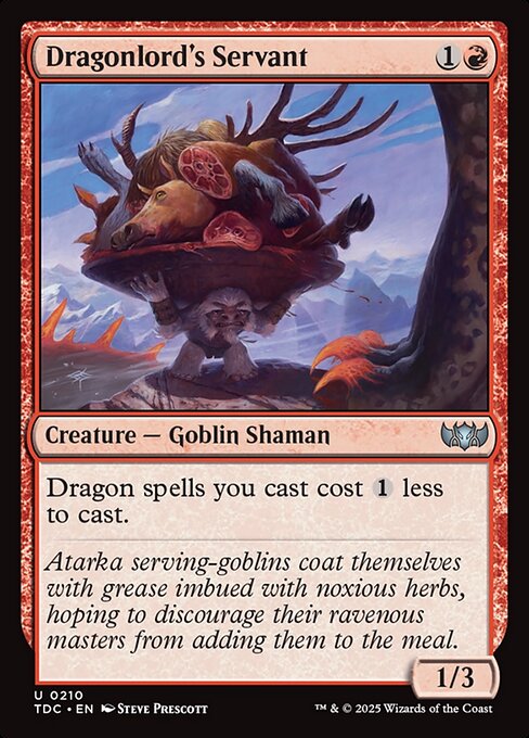 Dragonlord's Servant — NM [Tarkir: Dragonstorm Commander]