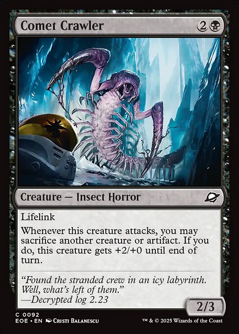 Comet Crawler — NM Foil [Edge of Eternities]