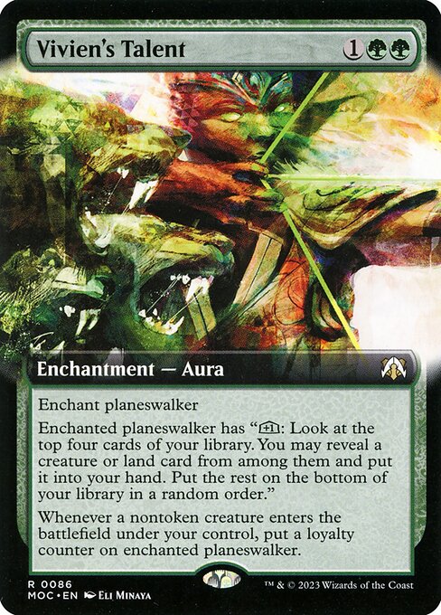 Vivien's Talent — NM [March of the Machine Commander]