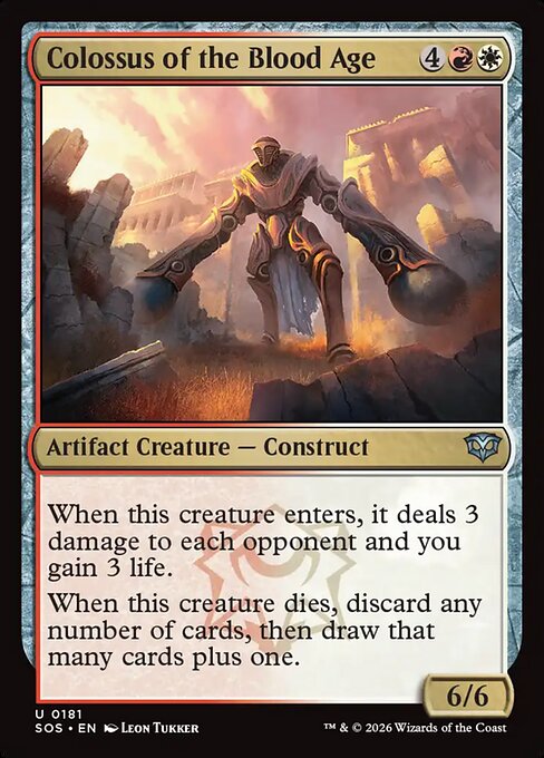 Colossus of the Blood Age — NM Foil [Secrets of Strixhaven]