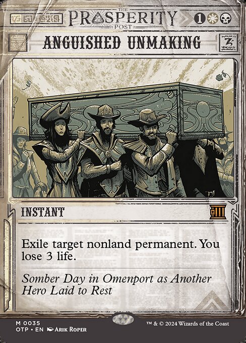 Anguished Unmaking — NM [Breaking News]