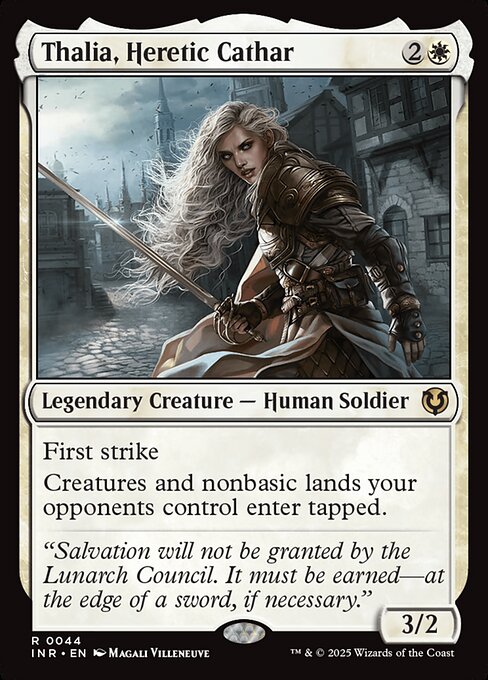 Thalia, Heretic Cathar — NM Foil [Innistrad Remastered]