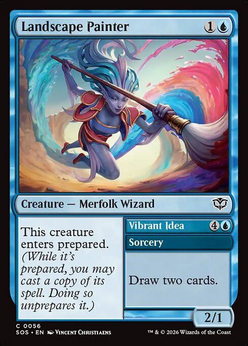 Landscape Painter // Vibrant Idea — NM Foil [Secrets of Strixhaven]