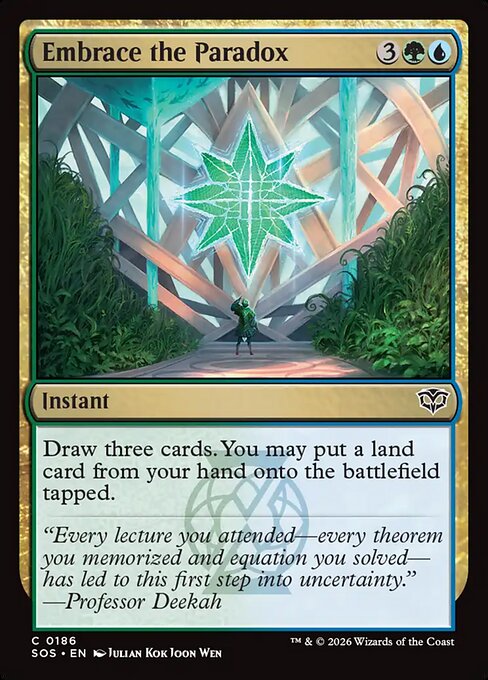 Embrace the Paradox — NM Foil [Secrets of Strixhaven]