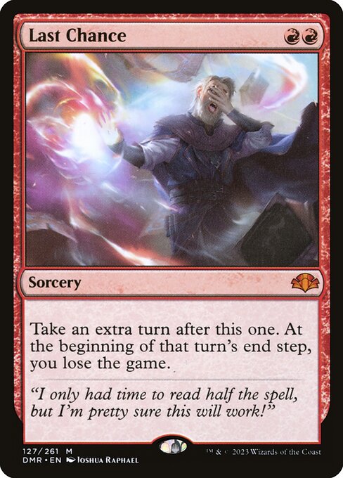 Last Chance — NM [Dominaria Remastered]