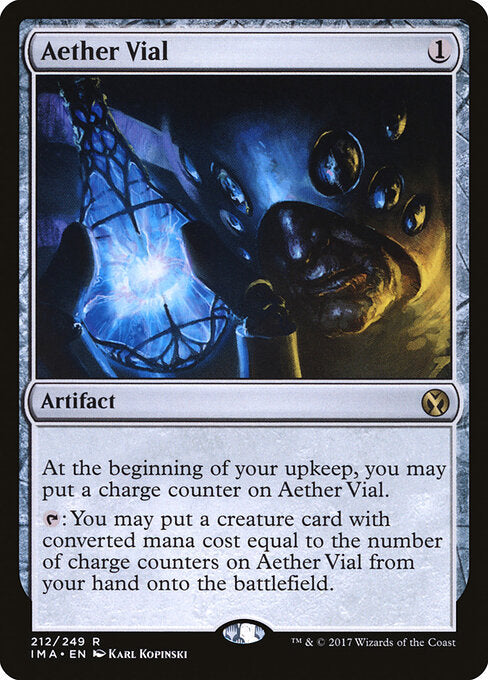 Aether Vial — NM [Iconic Masters]