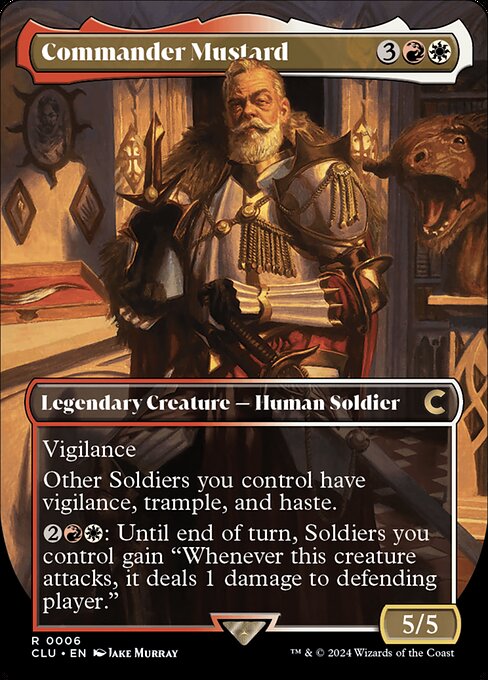 Commander Mustard — NM [Ravnica: Clue Edition]