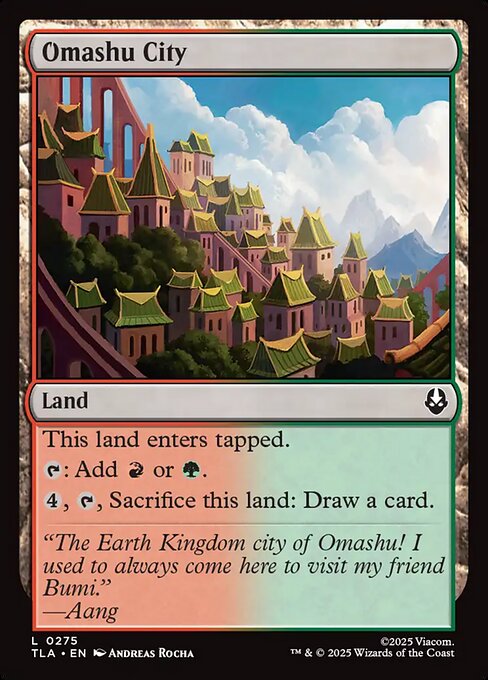 Omashu City — NM Foil [Avatar: The Last Airbender]