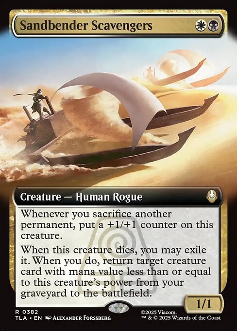 Sandbender Scavengers — NM Foil [Avatar: The Last Airbender]