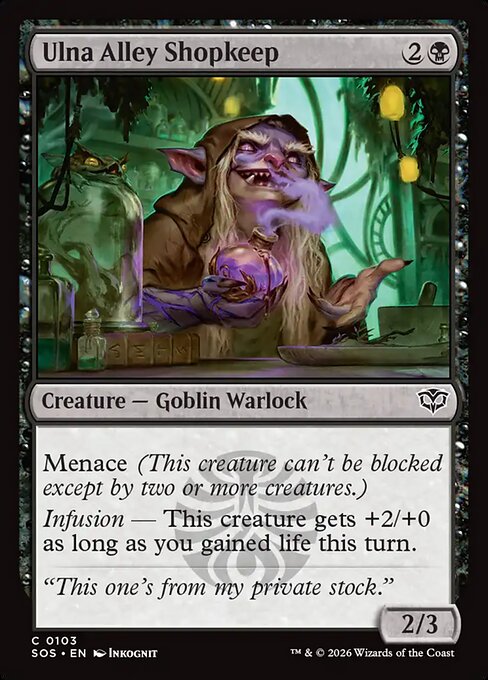 Ulna Alley Shopkeep — NM Foil [Secrets of Strixhaven]