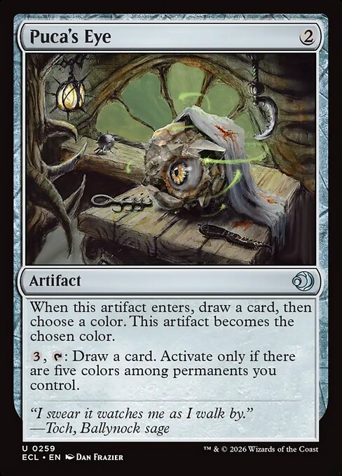 Puca's Eye — NM Foil [Lorwyn Eclipsed #259]