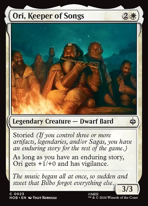 Ori, Keeper of Songs — NM Foil [The Hobbit]