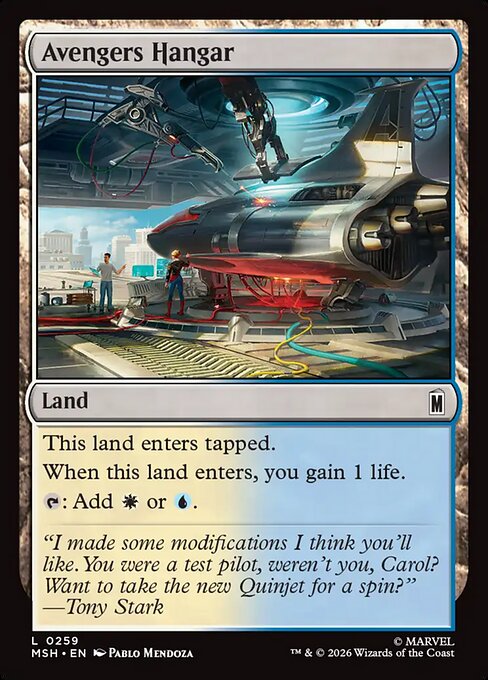 Avengers Hangar — NM Foil [Marvel Super Heroes]