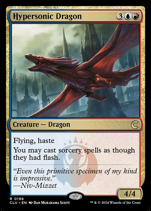 Hypersonic Dragon — NM [Ravnica: Clue Edition]