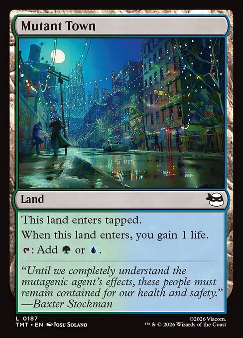 Mutant Town — NM Foil [Teenage Mutant Ninja Turtles]