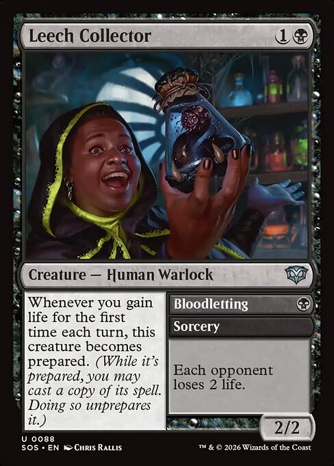 Leech Collector // Bloodletting — NM Foil [Secrets of Strixhaven]