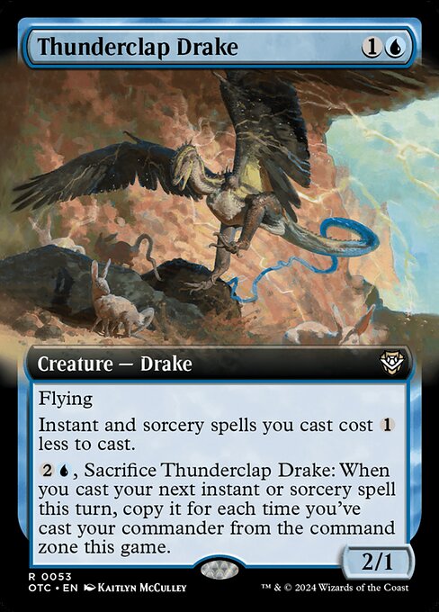 Thunderclap Drake — NM [Outlaws of Thunder Junction Commander]