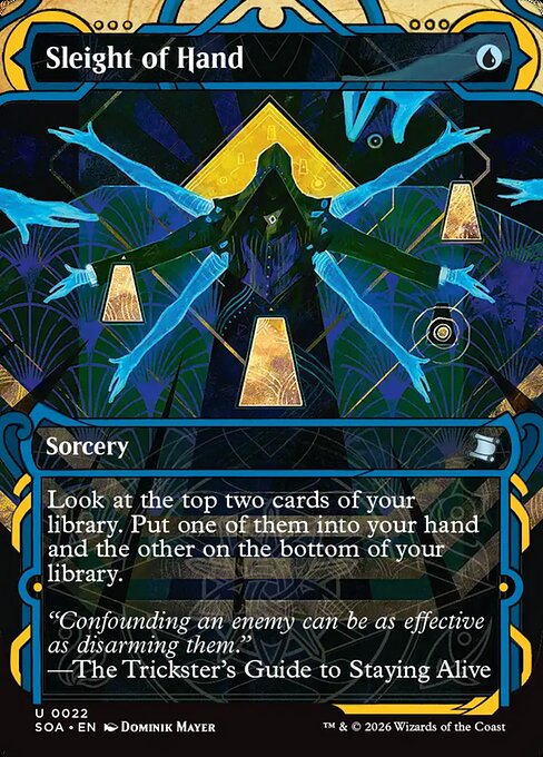 Sleight of Hand — NM Foil [Secrets of Strixhaven Mystical Archive]