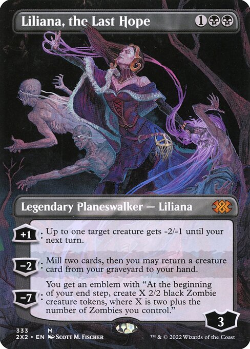 Liliana, the Last Hope — NM Foil [Double Masters 2022]