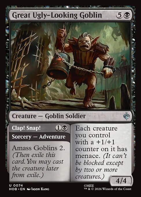 Great Ugly-Looking Goblin // Clap! Snap! — NM Foil [The Hobbit]