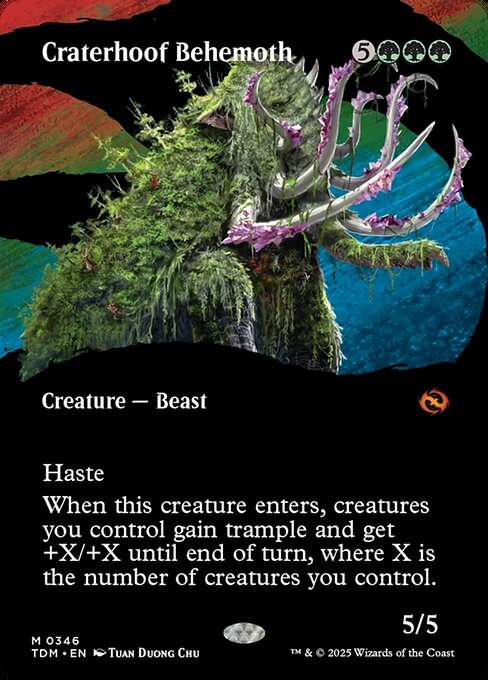 Craterhoof Behemoth — NM [Tarkir: Dragonstorm]