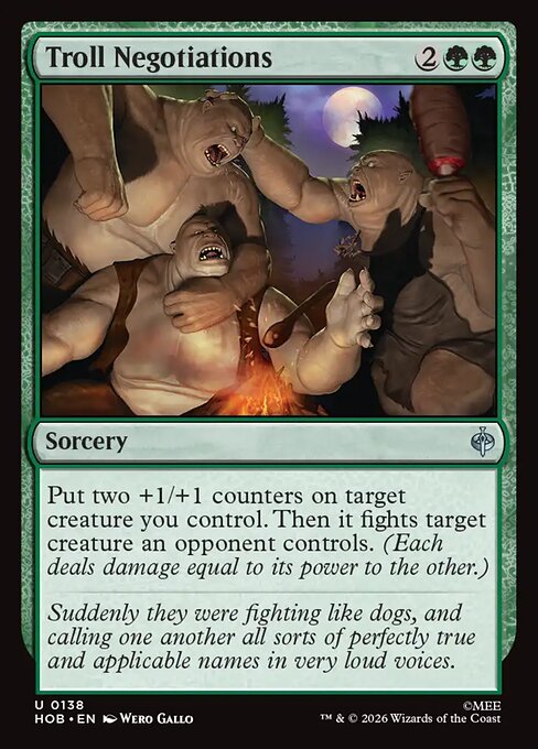 Troll Negotiations — NM Foil [The Hobbit]