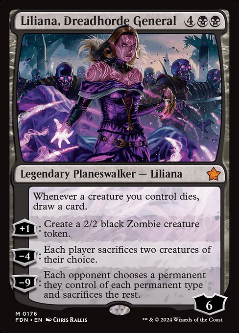 Liliana, Dreadhorde General — NM [Foundations]