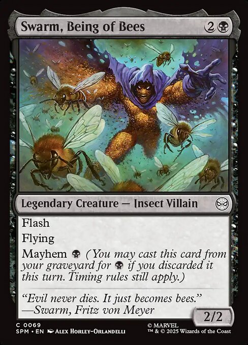 Swarm, Being of Bees — NM Foil [Marvel's Spider-Man]
