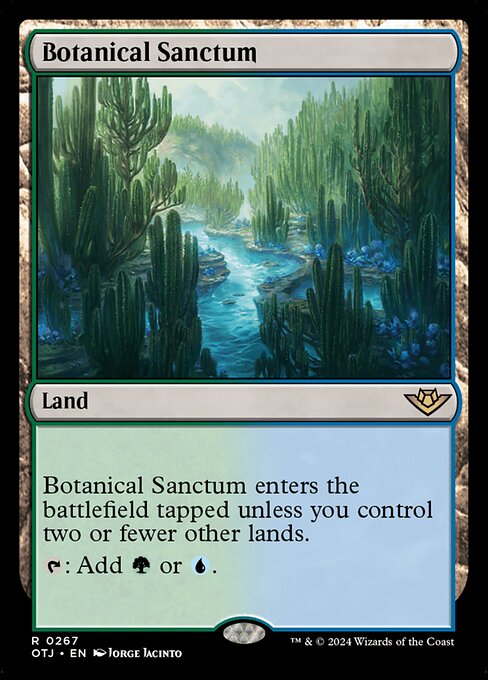 Botanical Sanctum — NM [Outlaws of Thunder Junction]