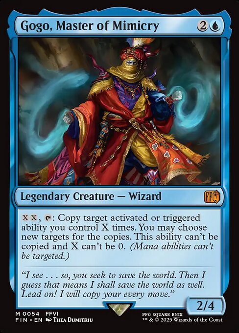 Gogo, Master of Mimicry — NM [Final Fantasy]