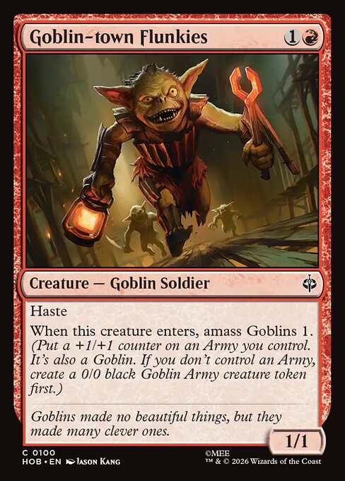 Goblin-town Flunkies — NM Foil [The Hobbit]