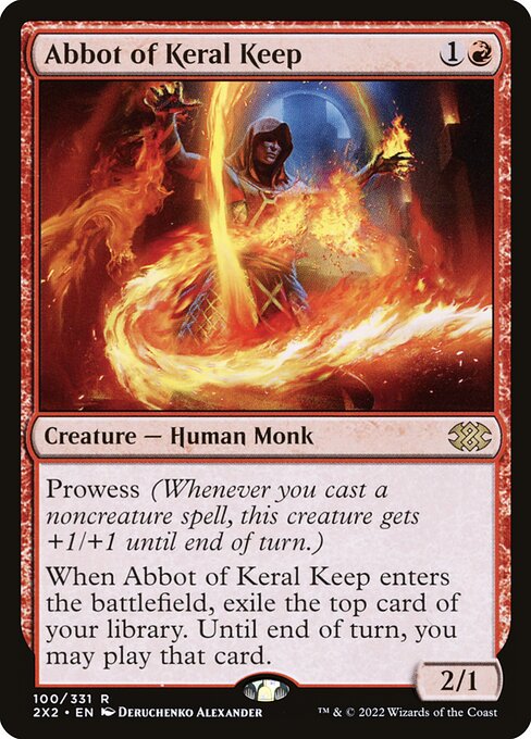 Abbot of Keral Keep — NM [Double Masters 2022]