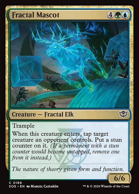 Fractal Mascot — NM Foil [Secrets of Strixhaven]