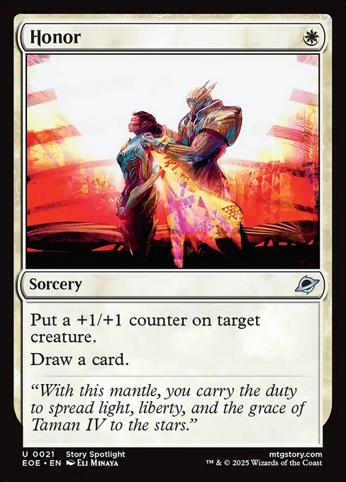 Honor — NM Foil [Edge of Eternities]